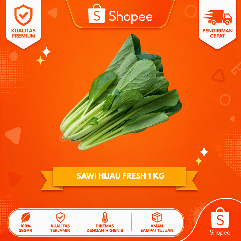 Sawi Hijau Fresh 1 KG