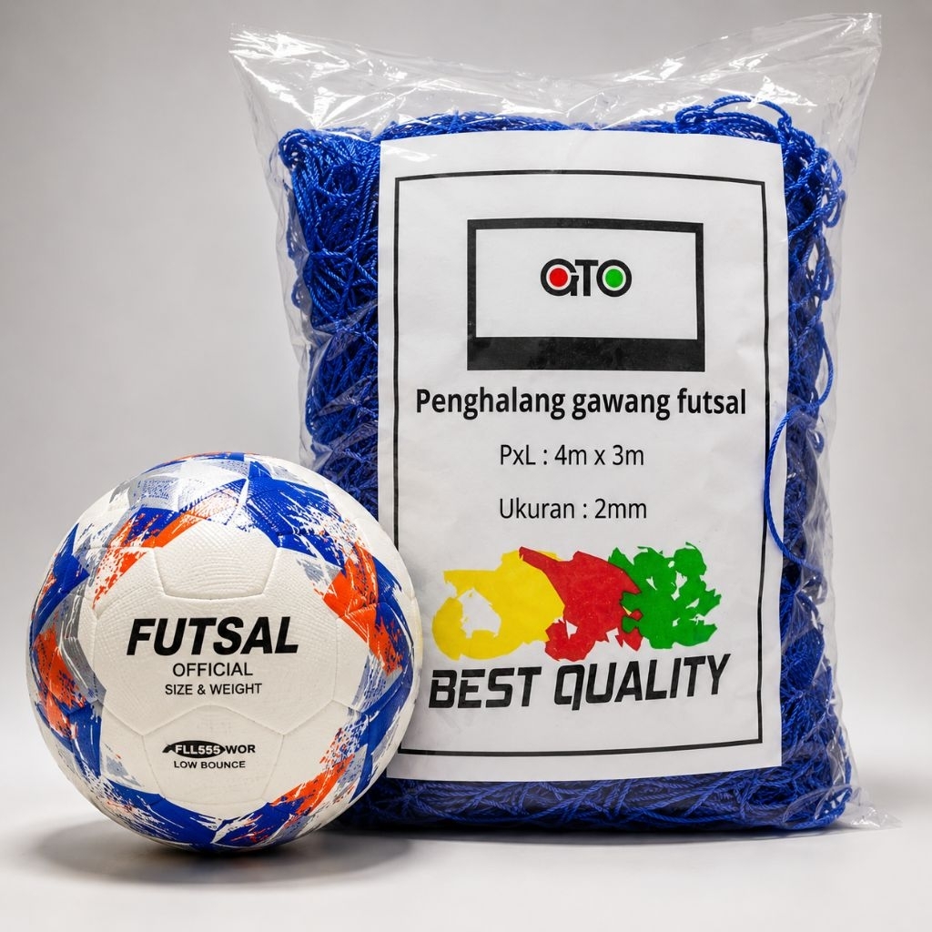 JARING GAWANG FUTSAL 2MM UKURAN 4X3 | JARING GAWANG FUTSAL | JARING BOLA MINI