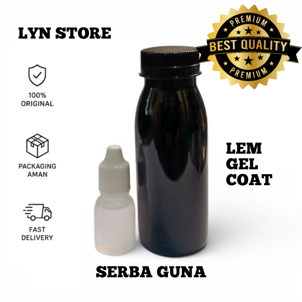 LYN Resin Gelcoat Lem Carbon Fiber Carbon Forged 100 ml