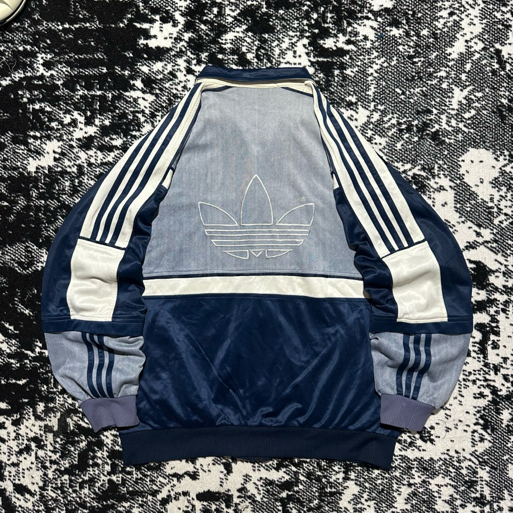 Windbreaker Adidas 90's VINTAGE RARE BIG LOGO Colourblock
