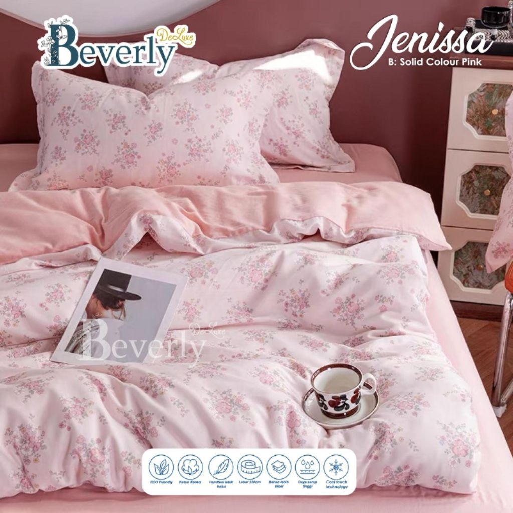 SPREI MOTIF BUNGA KECIL PINK