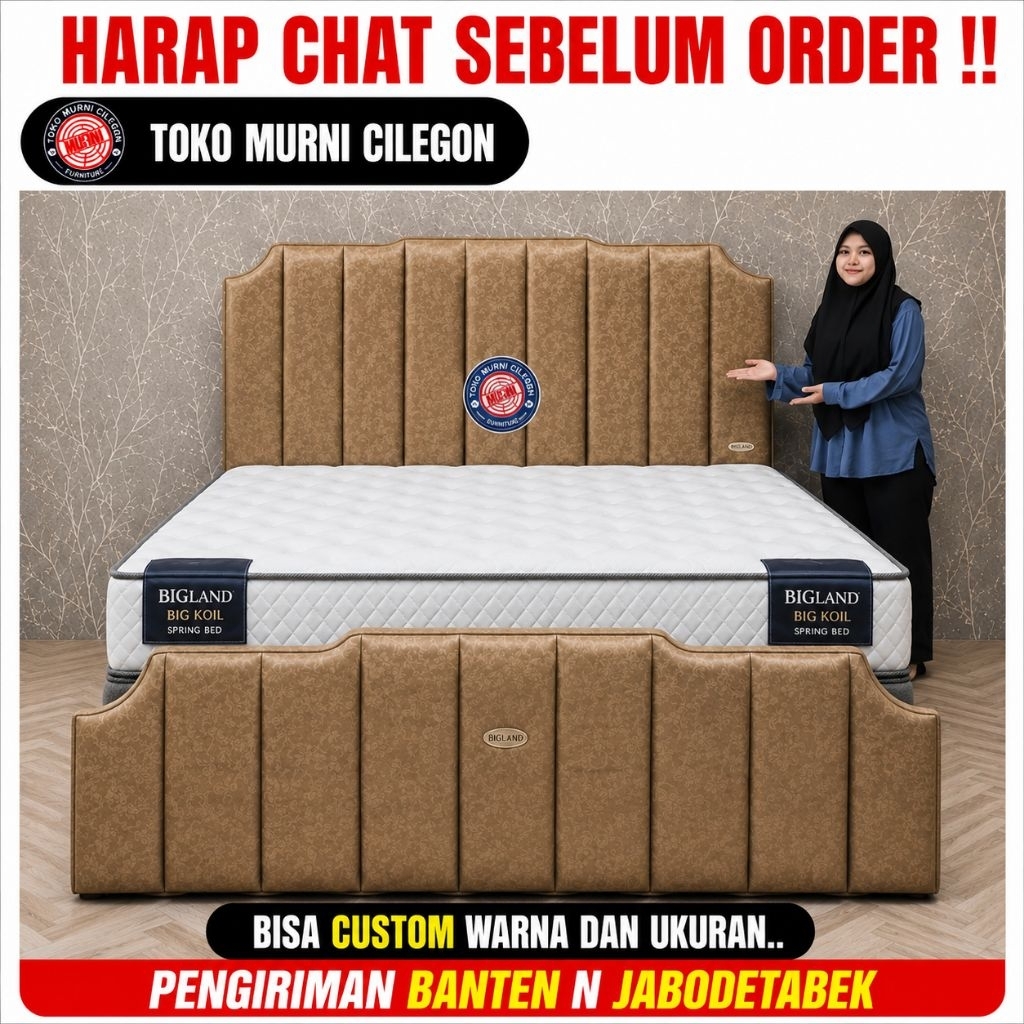 Springbed Bigland + divan Bigland (free ongkir cilegon serang kota)