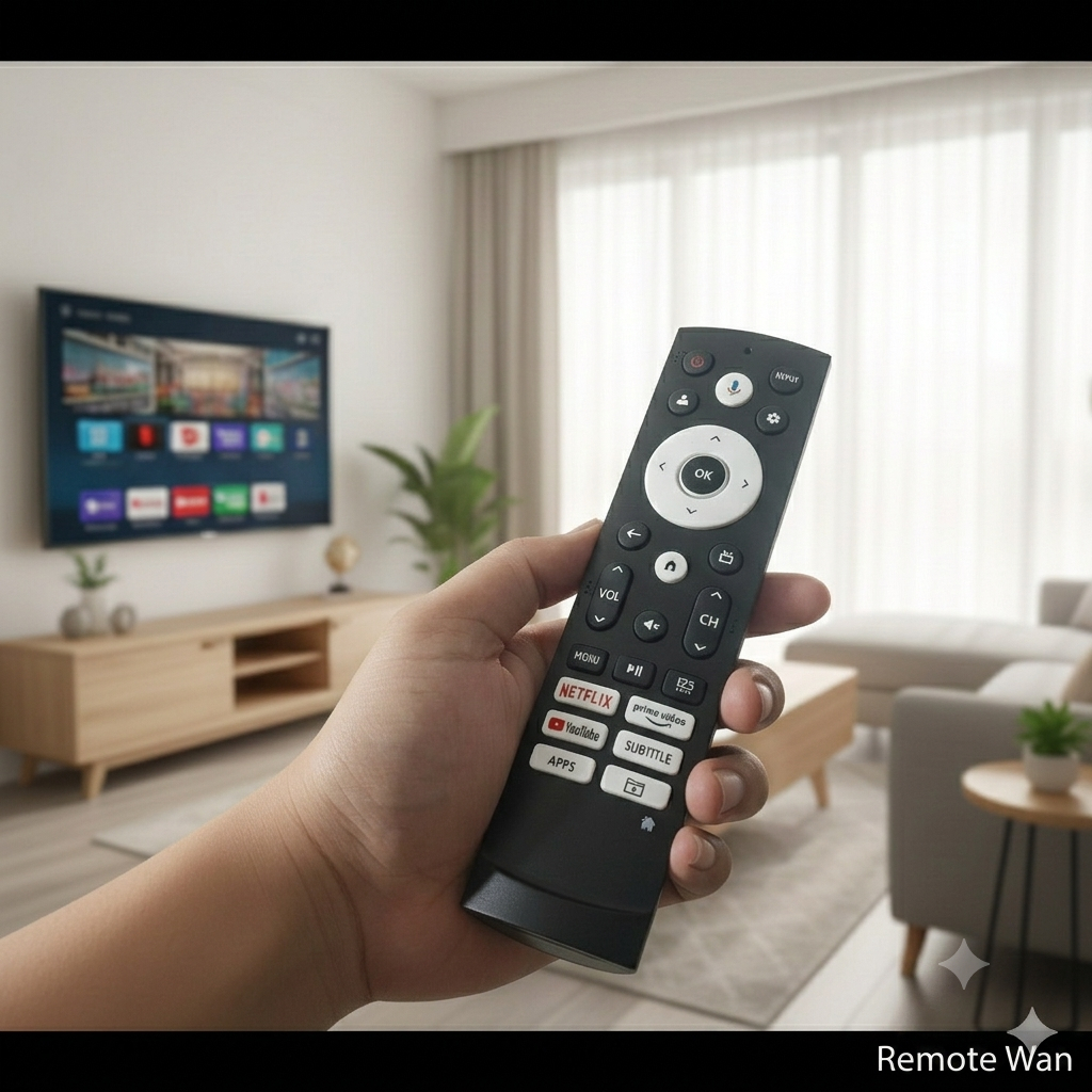 REMOTE REMOT SMART TV POLYTRON HISENSE LED 81J533 TR