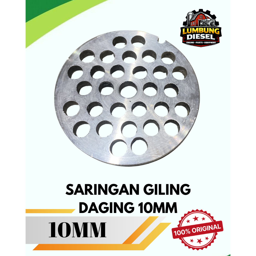 Plate Giling Daging 10mm Manual / Listrik / Saringan Gilingan Daging 10 mm Cetakan Bakso Sosis Kacan