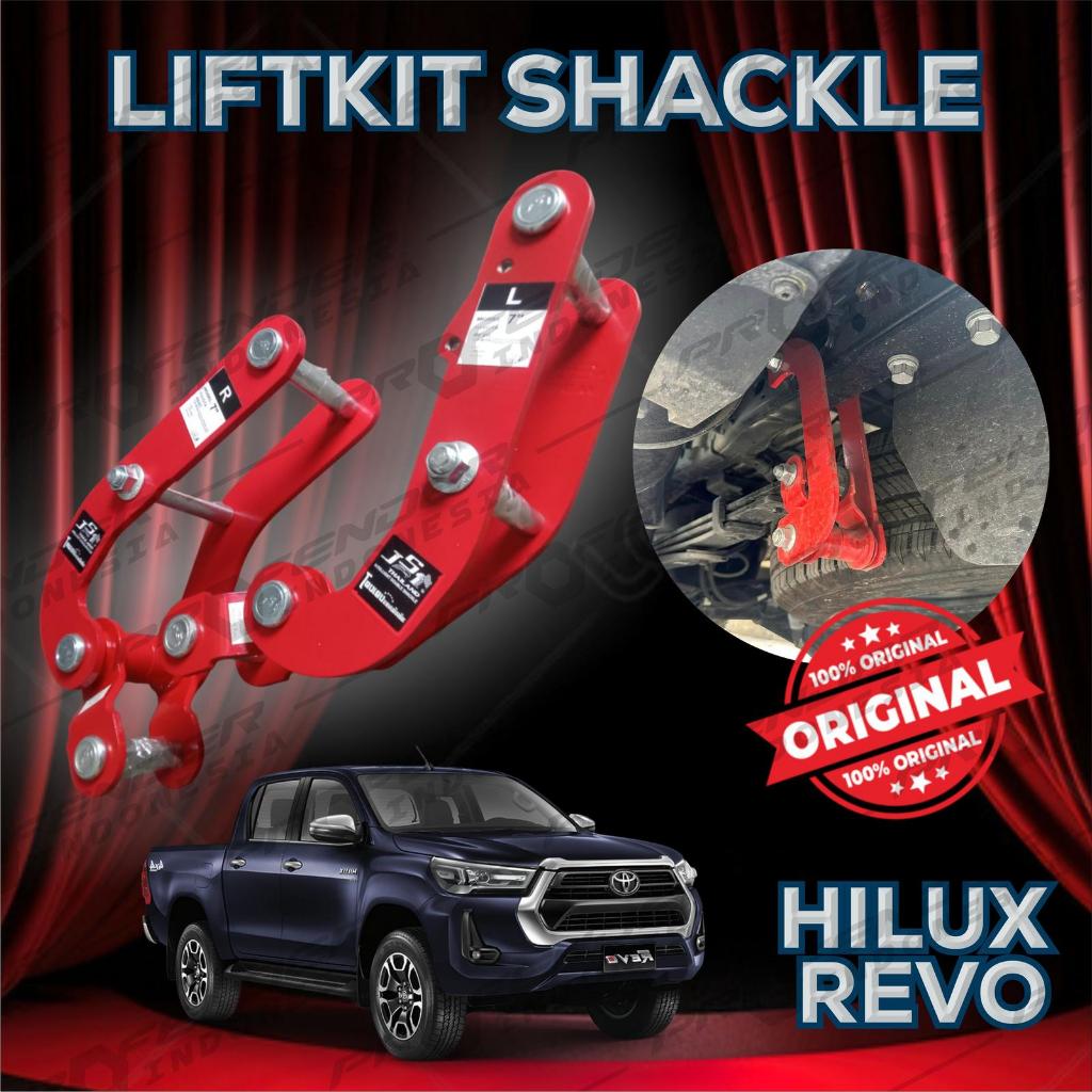 JS1 SHACKLE LIFT KIT (2 Inch) Peninggi Anting Per Daun Belakang - Toyota Hilux Revo Rocco (2016+)