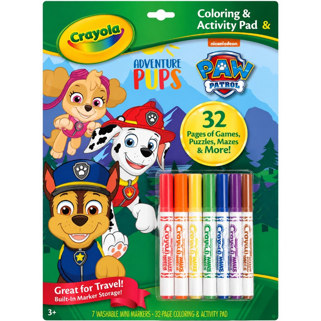 Crayola Paw Patrol Coloring & Activity Pad
