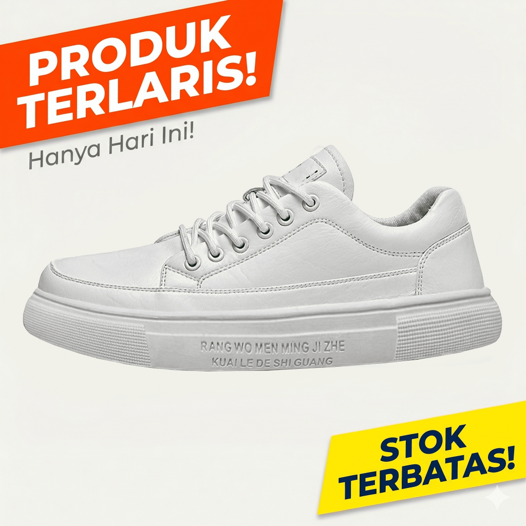 RJT Sepatu Pria/Cowok Sneakers Kenzo 008 Keren Casual Sporty Terbaru Kekinian - Murah