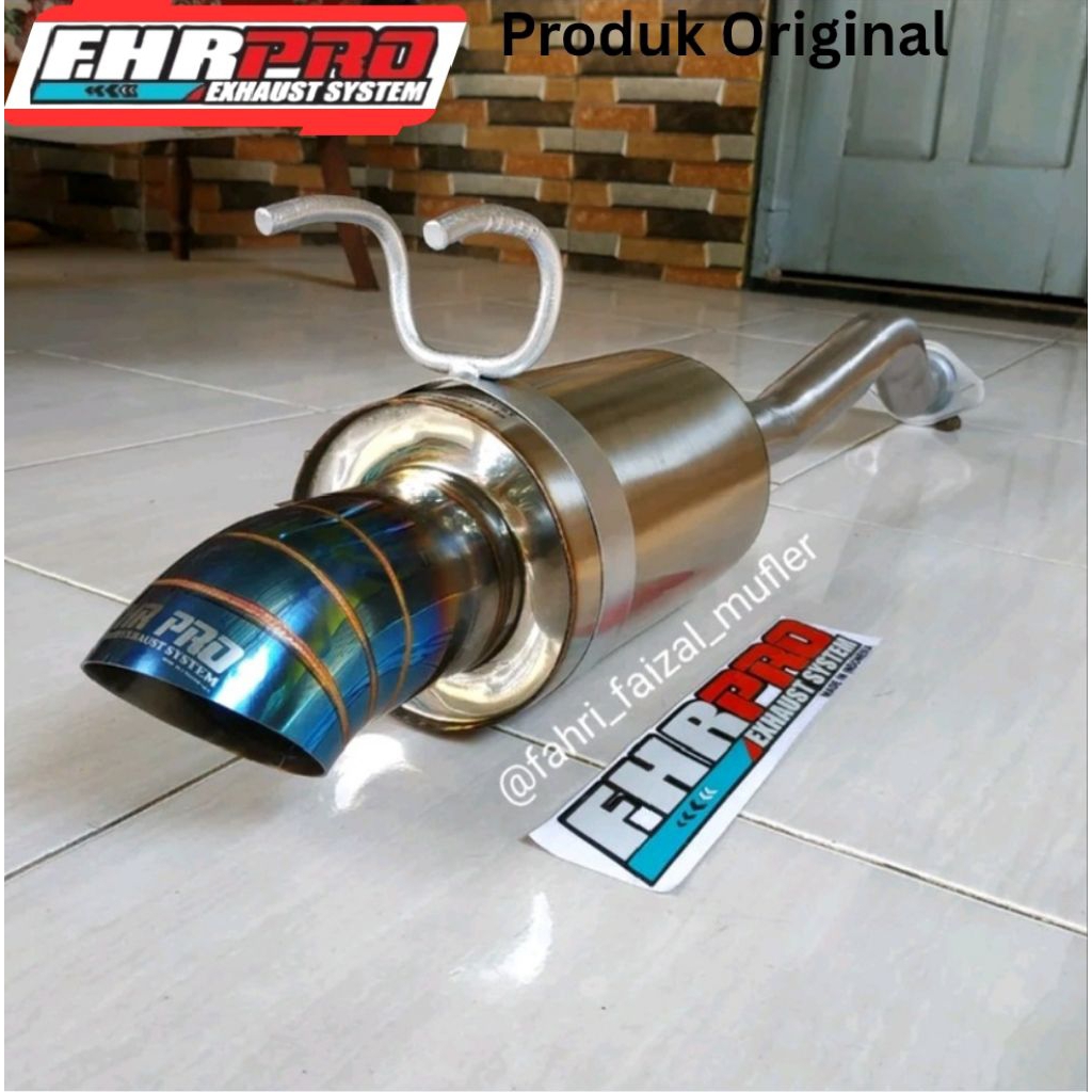 knalpot BoltOn Civic Fd
