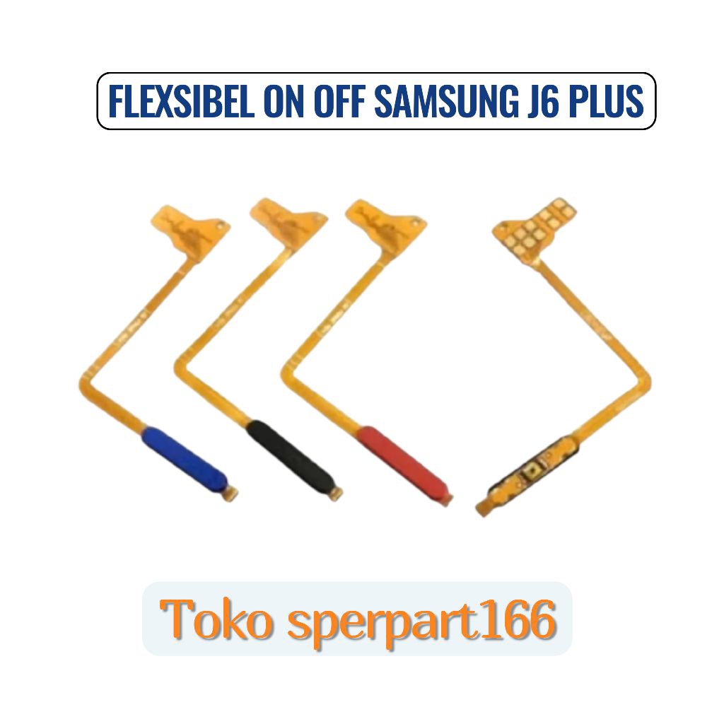 FLEXSIBEL POWER ON OFF SAMSUNG J6+ / J6 PLUS / J610 FLEXSIBEL TOMBOL ON OFF TOMBOL POWER
