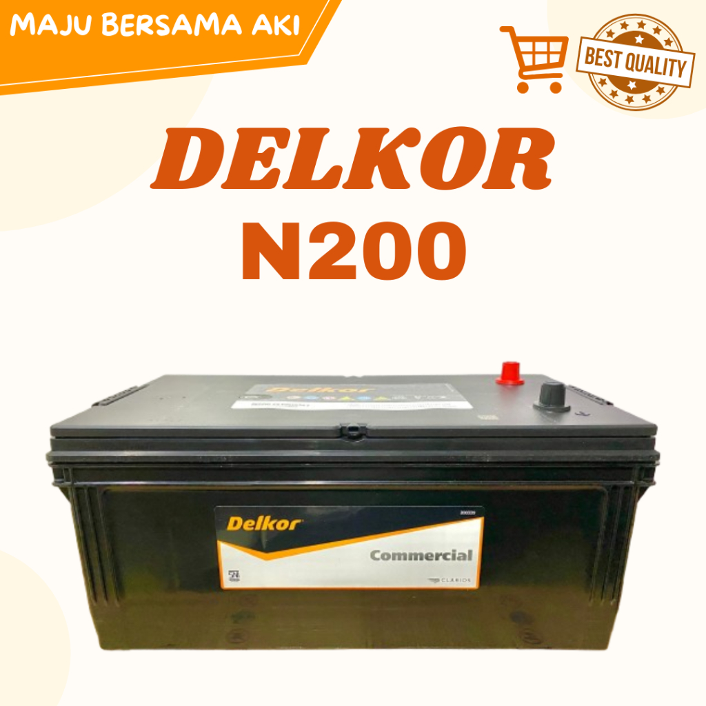 Aki HINO Truck KL Series N200 DELKOR Aki Kering12v 200Ah