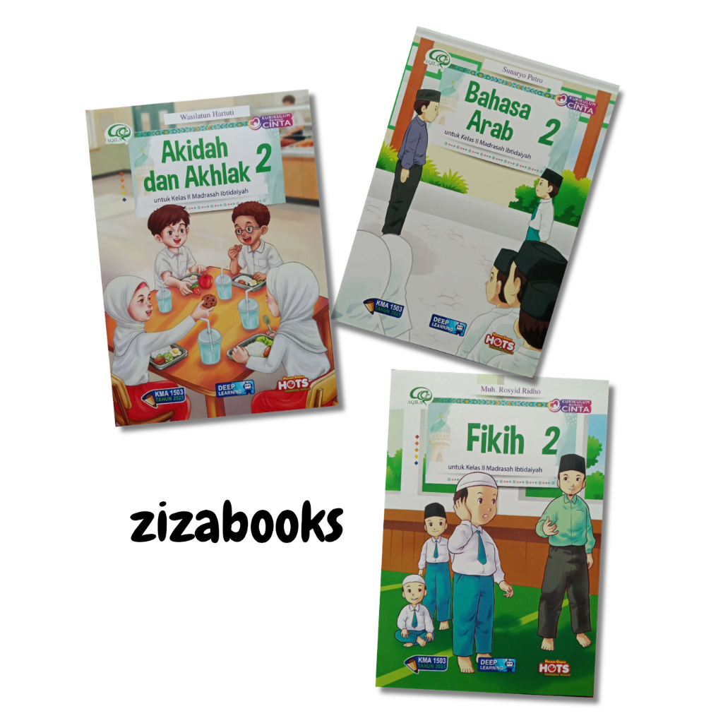 Buku Kelas 2 SD/MI Madrasah Ibtidaiyah Kurikulum Berbasis Cinta Aqila Tiga Serangkai