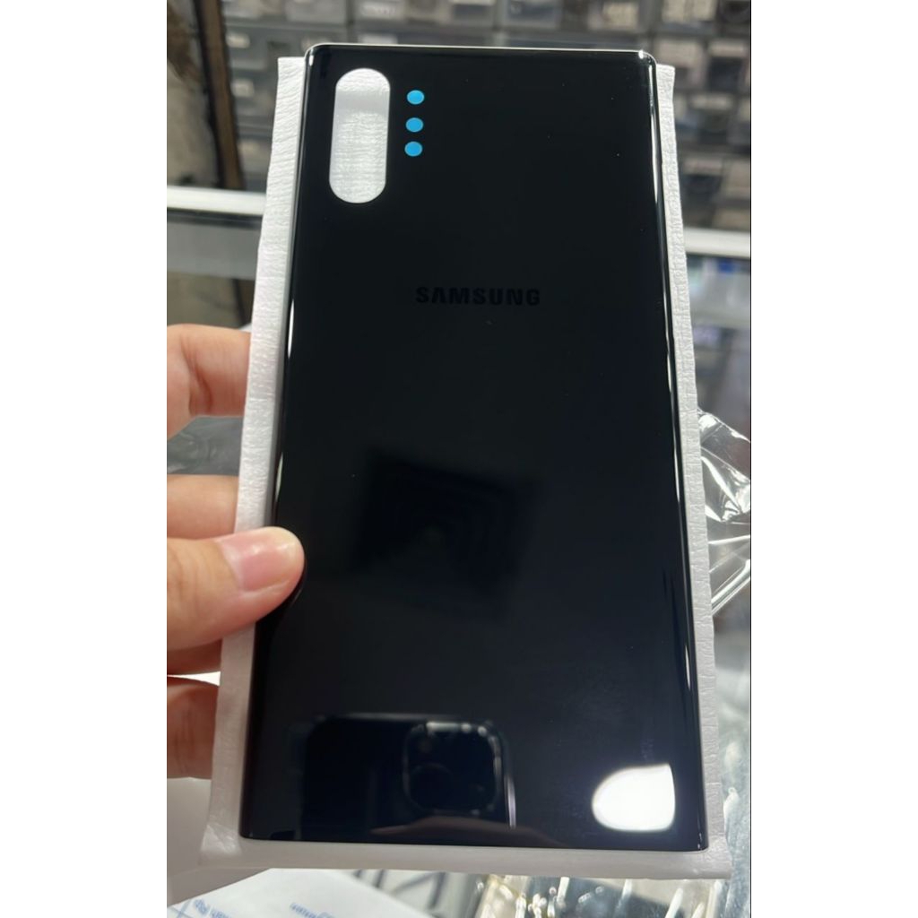 BACKDOOR SAMSUNG NOTE 10 PLUS HITAM
