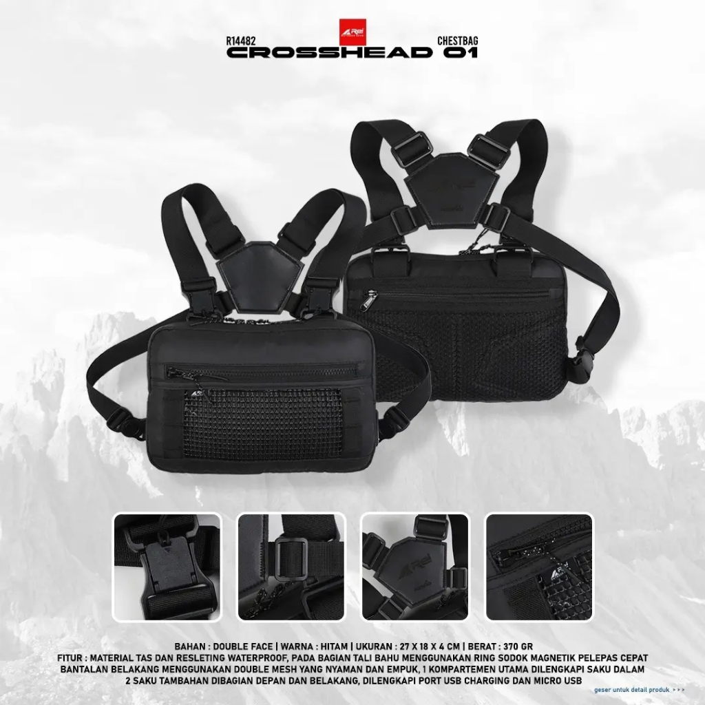 Tas Dada/ Chest Bag Crosshead 01 Arei Outdoorgear