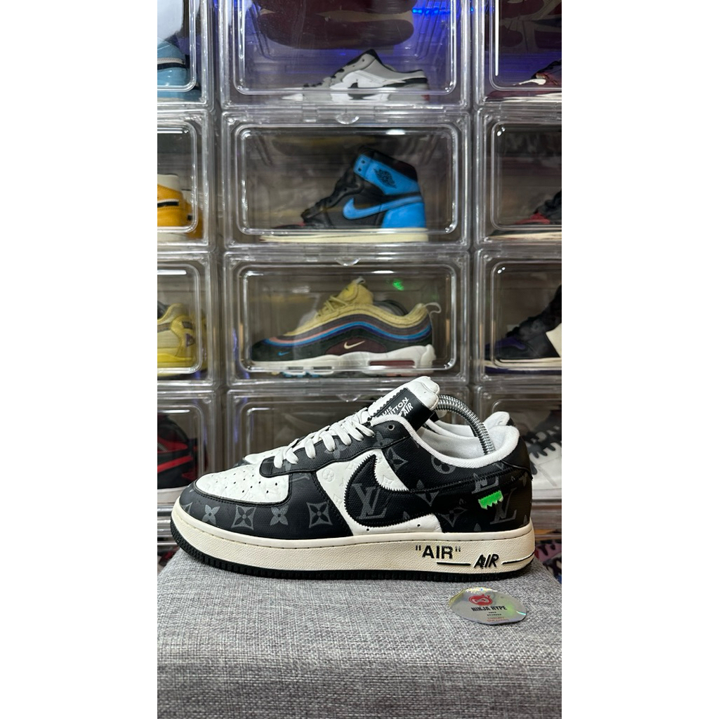 AF 1 LOW X WHITE BLACK , AF 1 LOW , AF 1 , SNEAKERS , SEPATU , SHOES