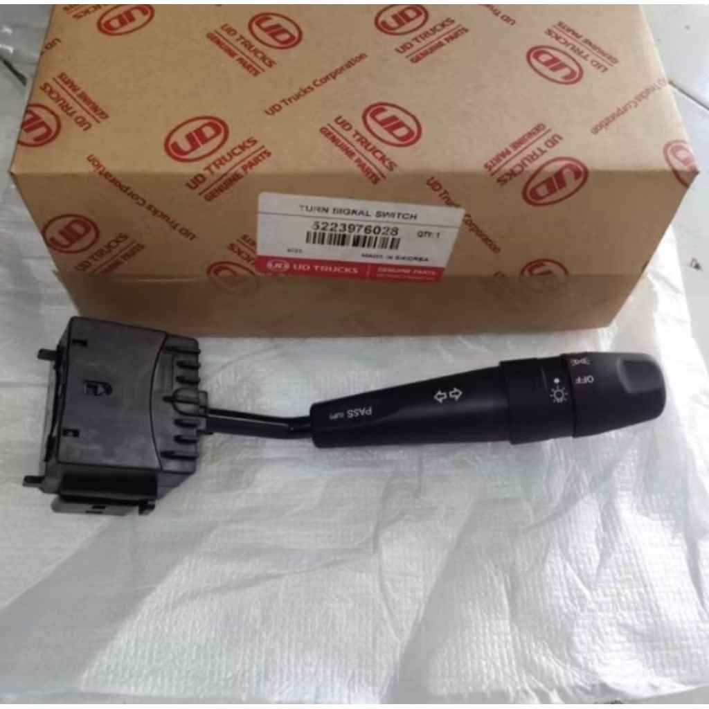TRUN SIGNAL SWITCH UD TRUCK NISSAN QUESTER SAKLAR SEN 52239-76028 ASLI UD TRUCK