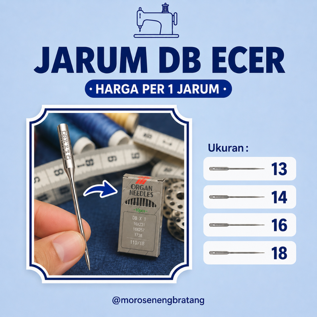 ECER / SATUAN / Jarum DB organ needles -  ukuran 13 / 14/ 16 /18