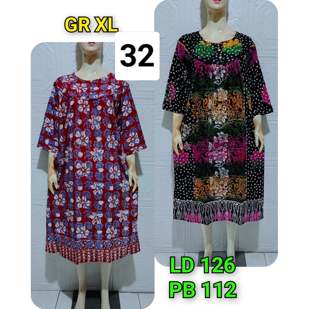 DASTER BATIK PP GADIS REMAJA XL