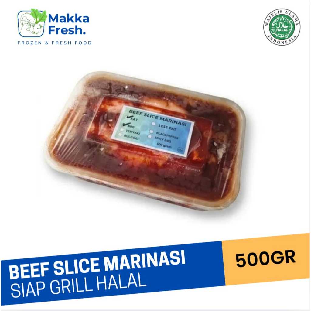 beef slice marinasi irisan tipis daging sapi 500 gram grill