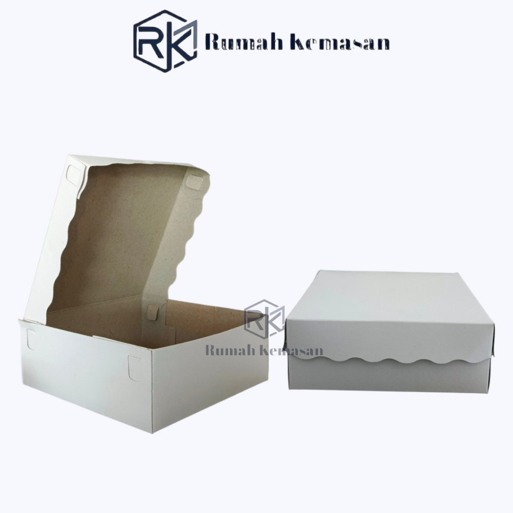 [10pcs] DUS NASI KOTAK l DUS R8 DUPLEX TUTUP SAMBUNG l UKURAN 18X18X7