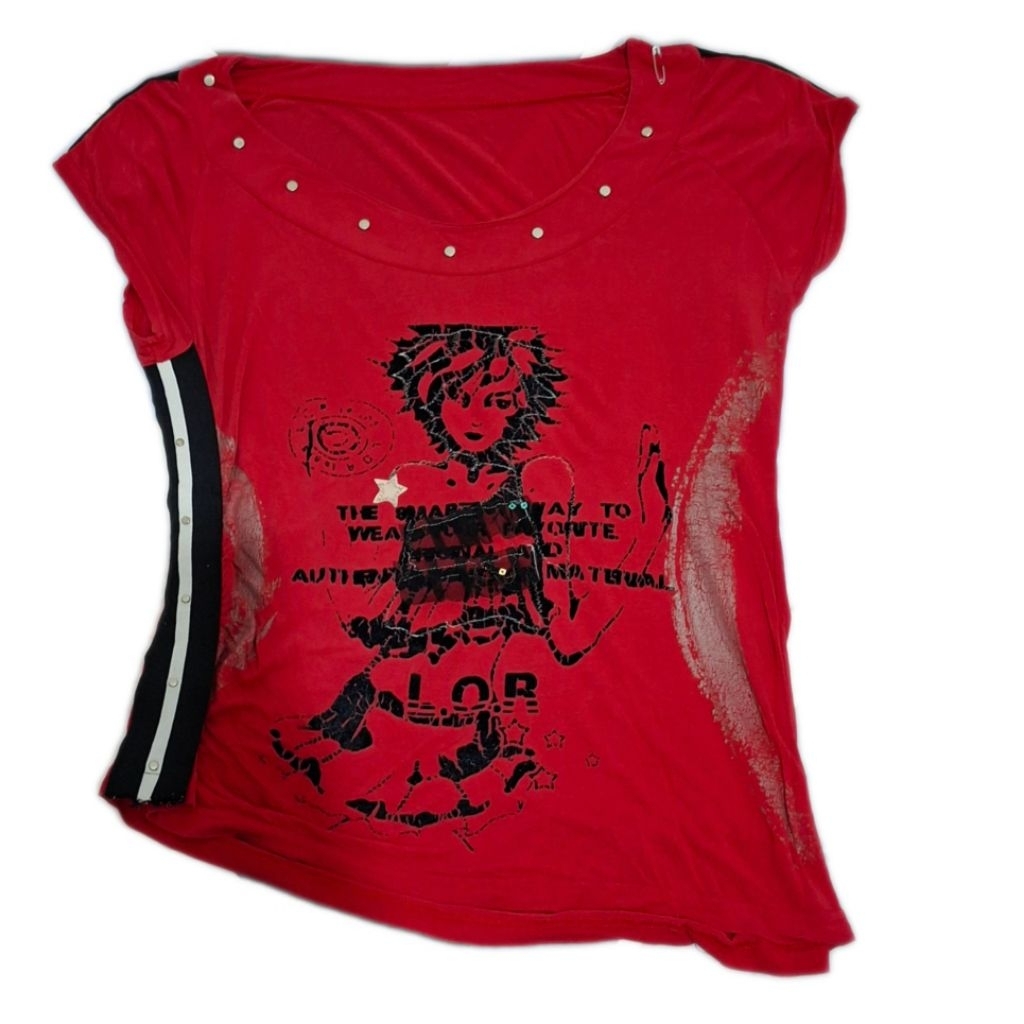 Red Tee | Alt | Emo | Grunge