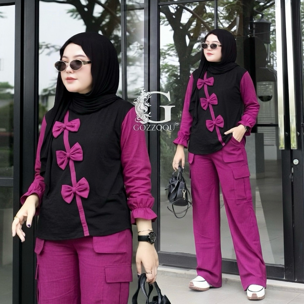 AFIKA SET CARGO TERBARU BY GOZZOQU