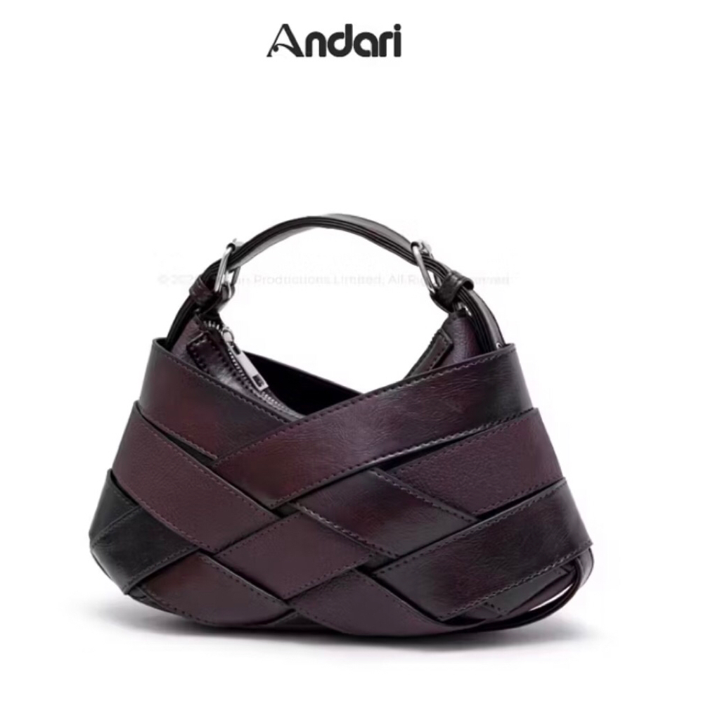 [PRELOVED] Tas Selempang Wanita Andari Sangir Original - Burgundy]