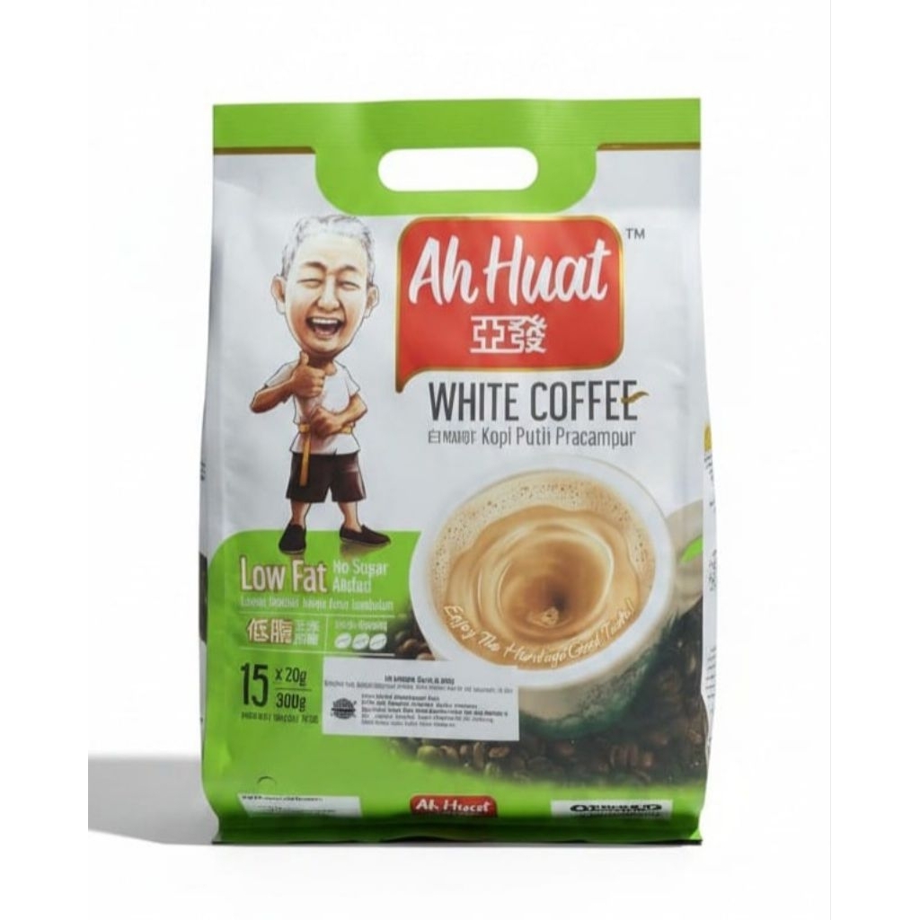AH AHUAT White Coffee Low Fat No Dugar