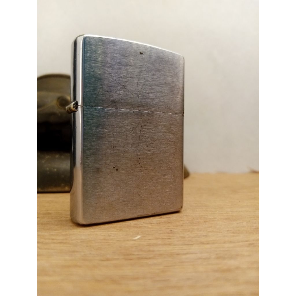 original zippo brushed chrome romawi 1996