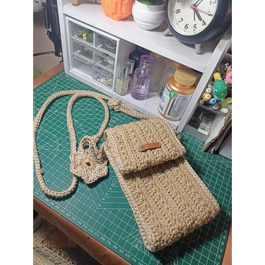 Phone bag crochet handmade