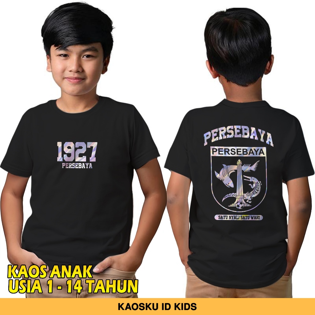 KAOS ANAK PERSEBAYA 10 - 1927 PERSEBAYA - BAJU ANAK USIA 1-14 TAHUN - KAOS PERSEBAYA ANAK - KAOS SUP