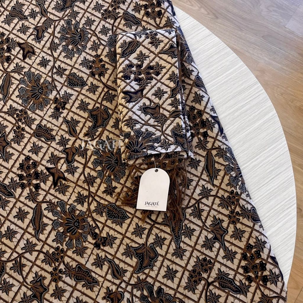 KML11 Kamen Sutra Paris Motif Batik Cokelat