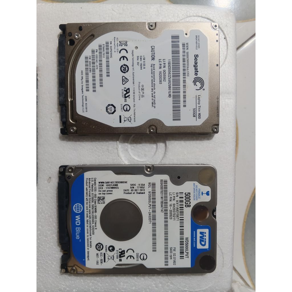 hdd 500gb health 100%