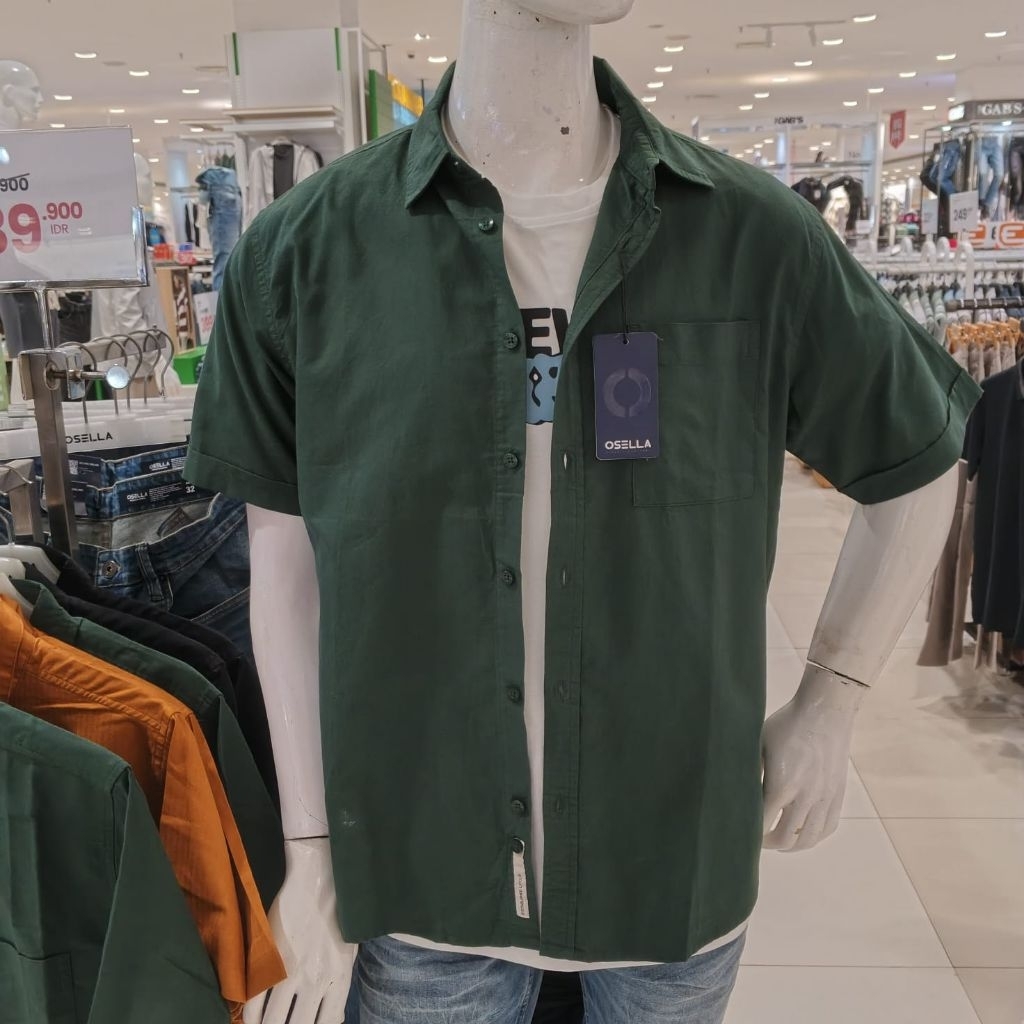 OSELLA KEMEJA PRIA LENGAN PENDEK - KEMEJA PRIA STYLISH - ORIGINAL