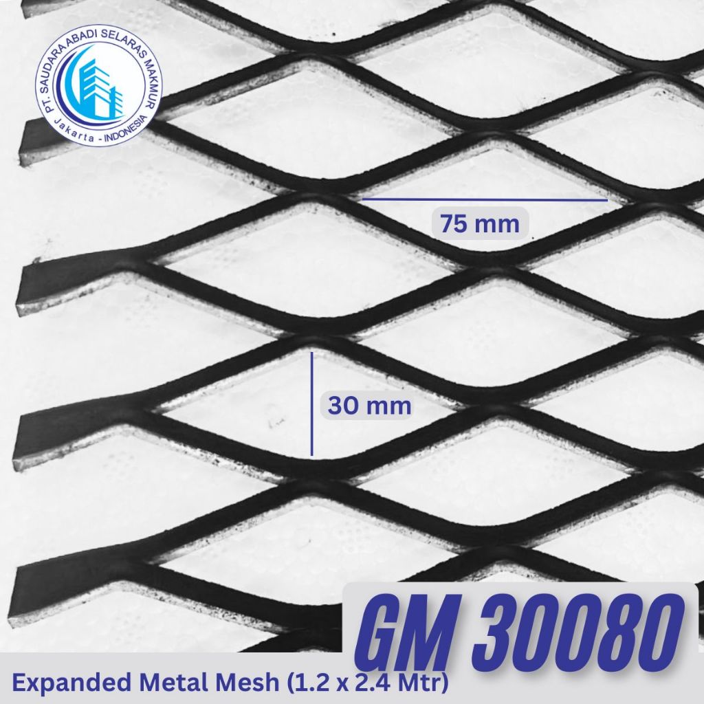 Expanded Metal 30080 / Expanded Mesh FM 30080 Expanda Diamond Mesh Gridmesh