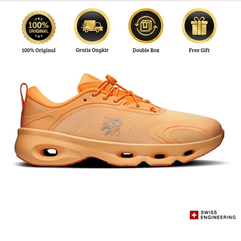 Sepatu On Cloud Solo Losewe Orange (100% Original Authentic)