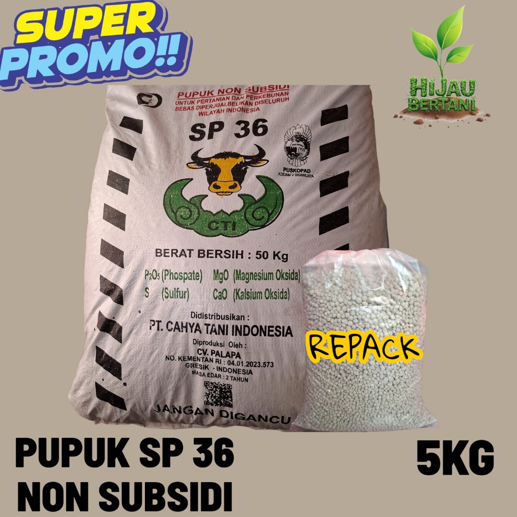 Pupuk Ts Sp-36 Phospate Non Subsidi Repack 5Kg