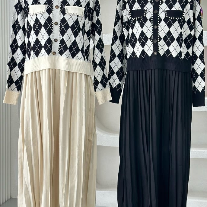 Dress Vivorie Rajut Import Wanita