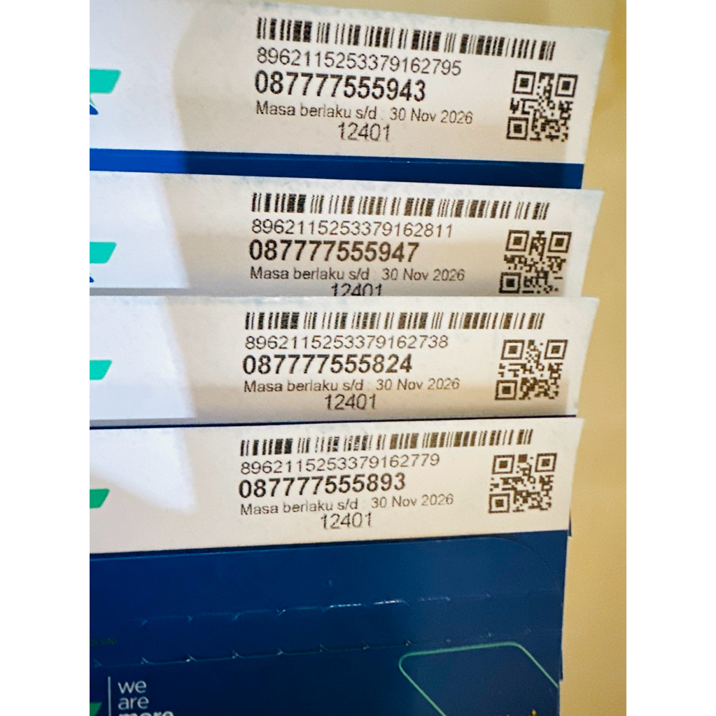 Nomor Cantik XL 555 rapi No cantik jogja 7777555 7777 555