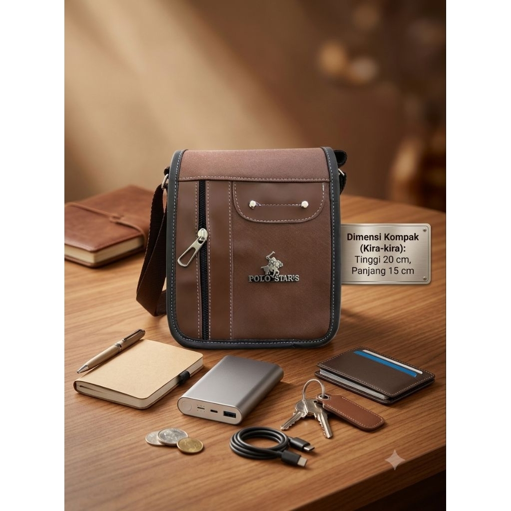 Tas Selempang Pria Polo Star’s – Stylish & Praktis