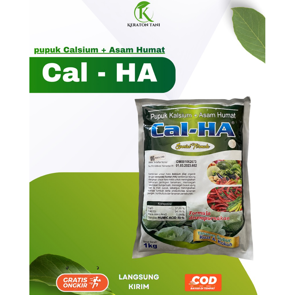 Cal Ha 1kg pupuk Calsium + Asam Humat