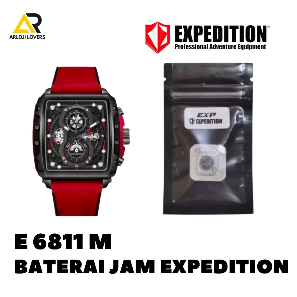 Baterai Jam Expedition Type E 6811 M Original