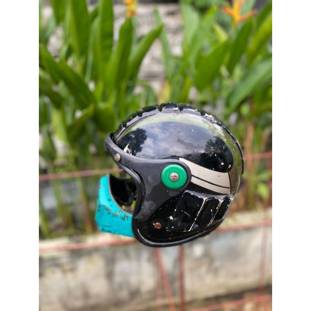 Helm GAG Robot, cat dan stiker ori