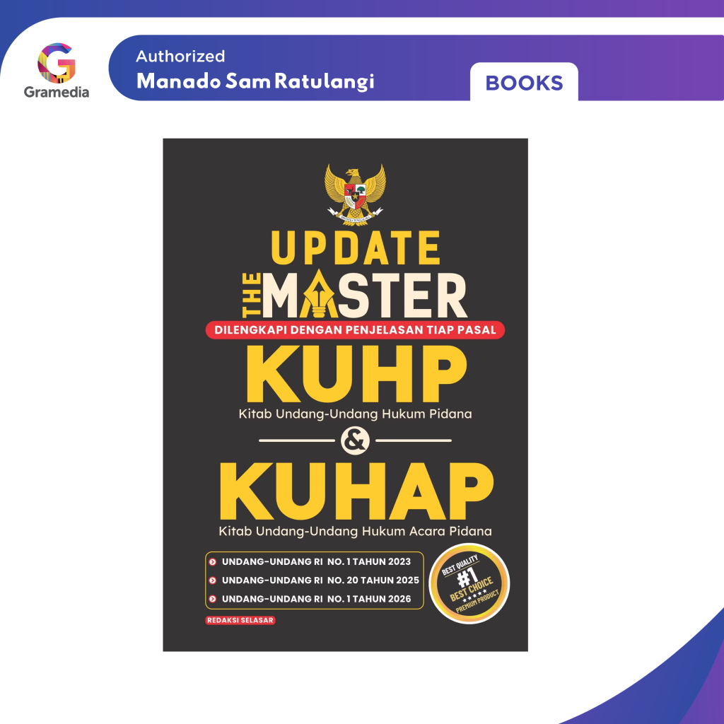 Gramedia Manado-Update The Master KUHP & KUHAP