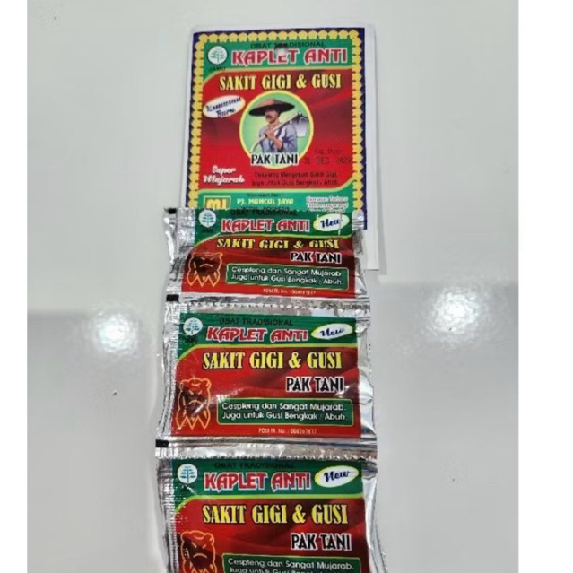 pak tani gusi sakit gigi
