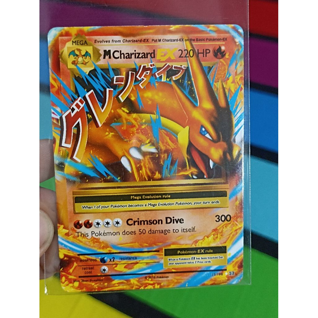 Kartu Pokemon Mega Charizard EX Non holo