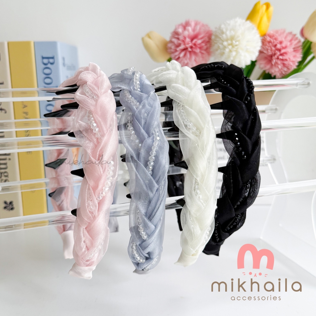 READY STOCK Bando Sirkam Kepang Wanita Import Bangkok Accessories Rambut