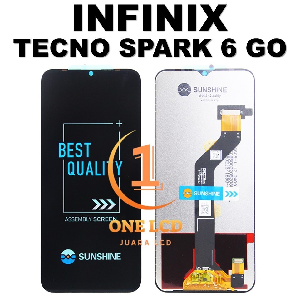 LCD TOUCHSCREEN INFINIX TECNO SPARK 6 GO FULL SET