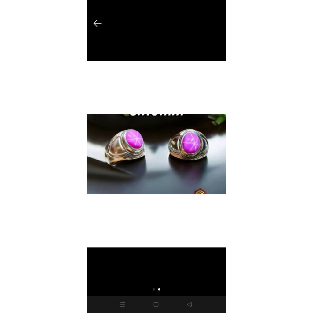 Ruby pink star dan kalimaya black opal&milky