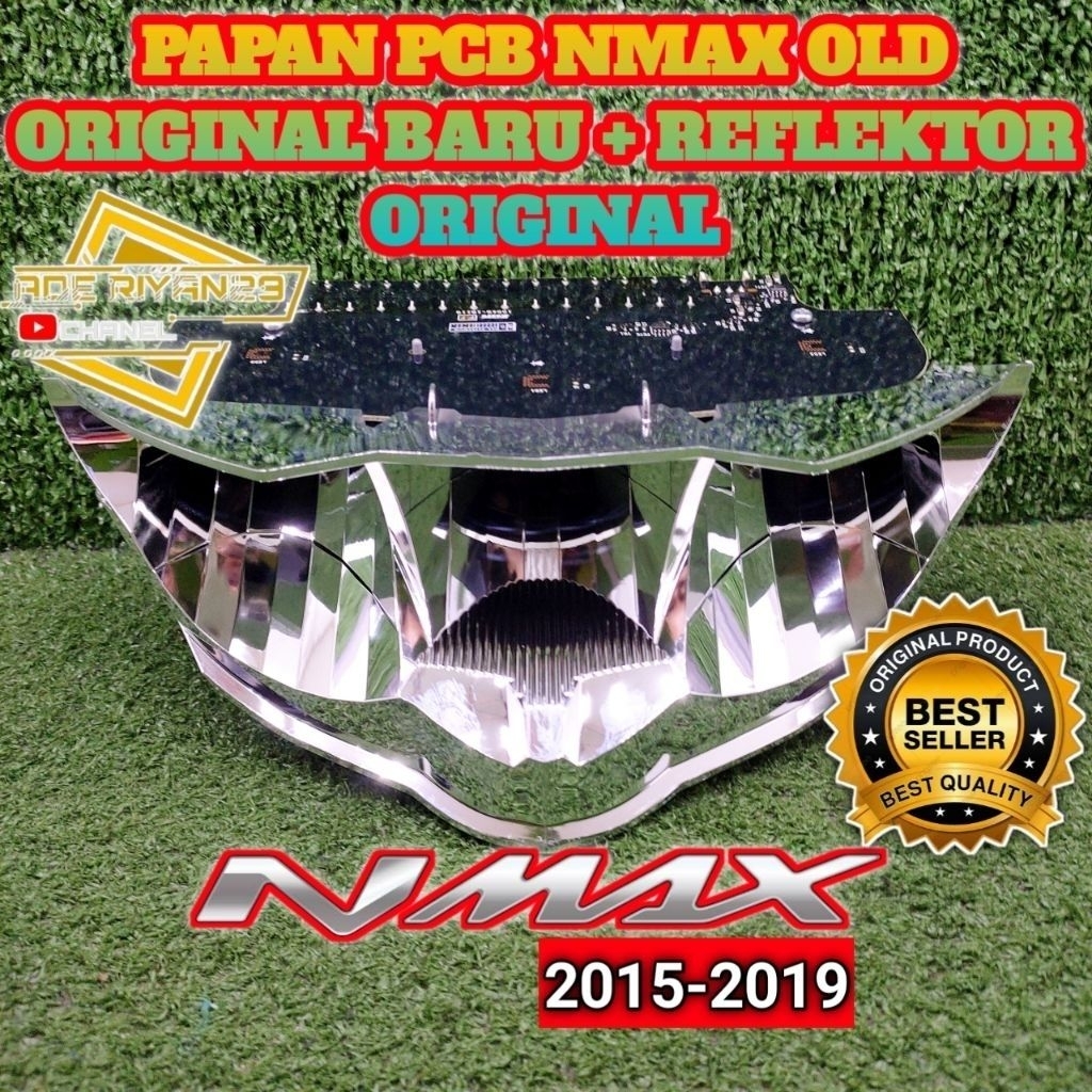 PAPAN PCB LED HEADLAMP + REFLEKTOR ORIGINAL BARU NMAX OLD