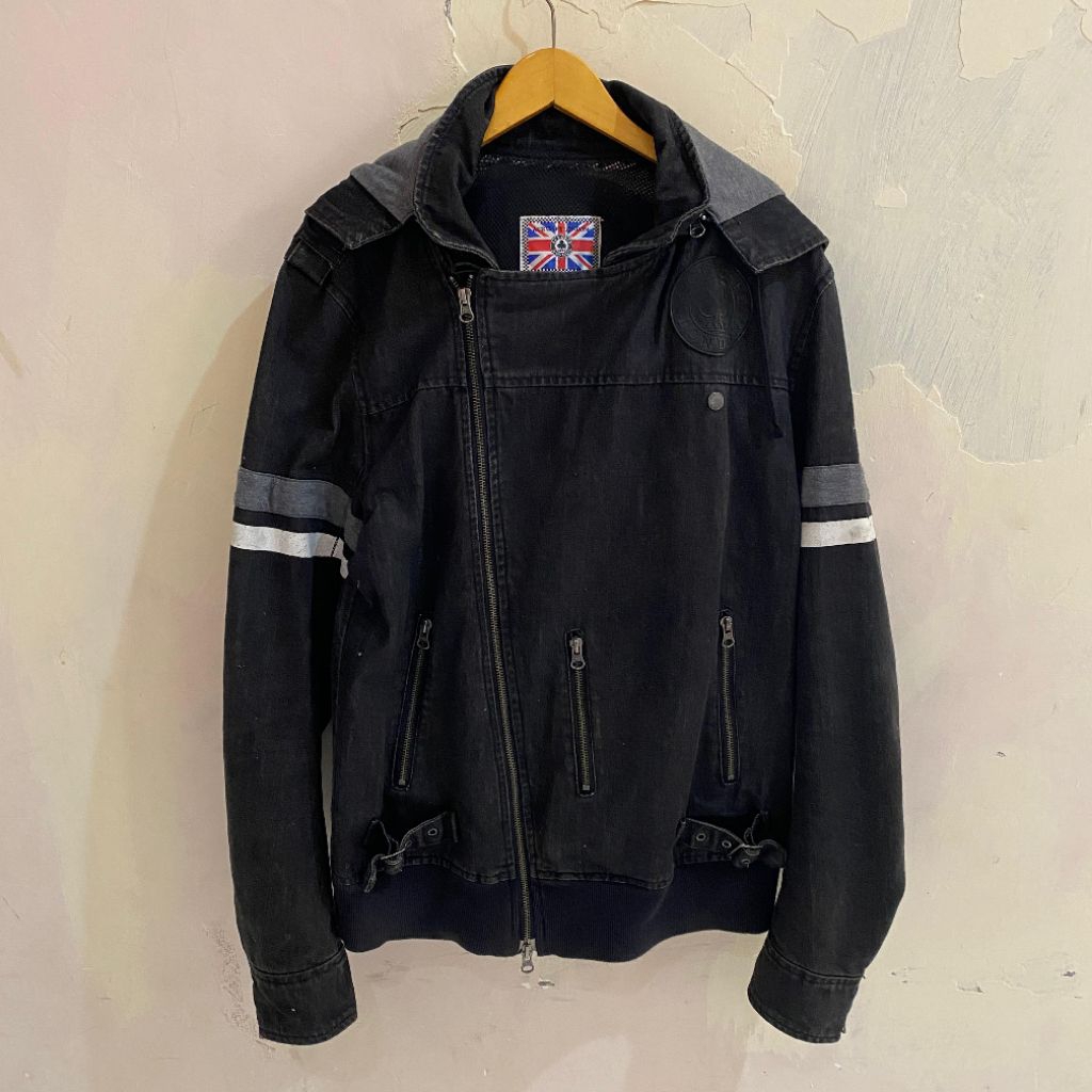 Jacket biker Ace Cafe London original murah. Jual jacket biker denim Ace Cafe London Original murah